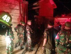 Kebakaran Hebat di kelurahan Kangkung Dalam Teluk Betung