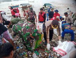 Dari Sampah Menjadi Senyum,Babinsa Way Laga Ciptaan Lingkungan Bersih  , Sehat Bersama Warga