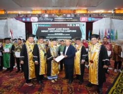 Unila Gelar Sidang Senat Terbuka Peringati Dies Natalis ke-60