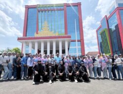 Polwan Polda Lampung Raihi Juara Favorit Lomba Senam Kreasi Tabola Bale Pemkot Bandarlampung