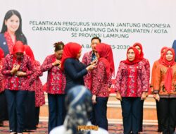 Bupati Nanda Indira Dilantik Sebagai Ketua YJI Cabang Pesawaran Periode 2025–2030