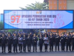 Polda Lampung Gelar Upacara Peringatan Hari Ibu ke-97 , Perempuan adalah Pilar Peradaban