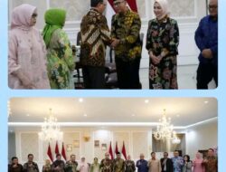 Gubernur Lampung  kyai Mirza  Terima kunjungan ketua Mahkamah Agung RI