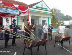 Kejari Way Kanan gelar pemusnahan barang bukti 14 perkara tindak pidana umum