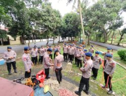 Sat Brimob Polda Lampung Batalyon A Pelopor Gelar Latihan Kemampuan SAR
