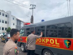 Polresta Bandarlampung Lepas Keberangkatan Jenazah Bripda Wayan Untuk Di Makamkan