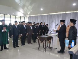 Pemkab Way Kanan Lantik 4 Pejabat JPT Pratama Baru
