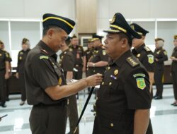 Kejati Lampung Lantik Asintel,Aspidsus dan Kejari Pringsewu