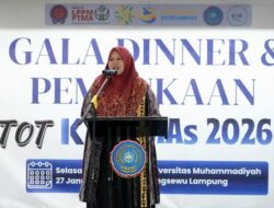 Wabup Pringsewu Hadiri Gala Dinner Dan Pembukaan Training of Trainer(ToT) Kuliah kerja Nyata KKN Muhamadiyah Dan Aisyyah