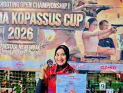 Srikandi Lanudad Gatot Soebroto Puspenebad Raih Juara 3 kejuaraan menembak PANGLIMA KOPASSUS CUP 2026.
