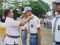 Pimpin Apel Paskibra se-Pringsewu, Bupati Riyanto Resmi Buka Tahapan Seleksi Paskibraka 2026