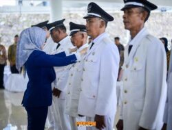 Bupati Nanda Indira Lantik Sembilan Kepala Desa Terpilih Hasil Pilkades Antar Waktu