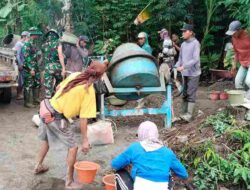 Hari Ketiga TMMD ke-127: TNI dan Masyarakat Gotong Royong Bangun Jalan dan Talud
