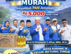 Antusias Ibu ibu dan Masyarakat Kecamatan TBS dan TBB Serbu Minyak Goreng Murah yang di Gagas DPD PAN KOTA BANDARLAMPUNG