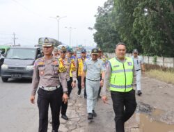 Jelang OPS ketupat 2026,, Korlantas polri Survey Kondisi Jalan di Bandarlampung 2