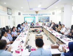 Unila Gelar Asesmen Lapangan Akreditasi Lamsama Prodi Doktor MIPA