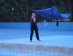 Unila Gelar Pertandingan Persahabatan Tenis Bahagia Bersama Pemkot Metro