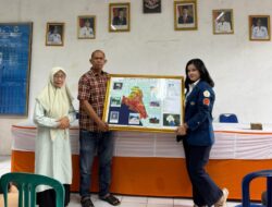 Mahasiswa KKN Susun Peta Jalur Evakuasi Tsunami di Way Lunik
