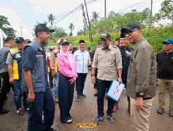 Dorong Peningkatan Infrastruktur Jalan, Bupati Pesawaran Dampingi Gubernur Tinjau Ruas Jalan Provinsi