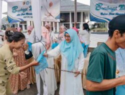 Kolaborasi TP. PKK, DWP, dan OPD Lampung Bagikan 300 Paket Takjil Ramadan