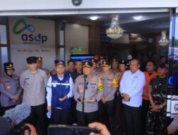 Dansat Brinob Lampung Damping Kapolda Lampung Kunjungan Wakapolri Tinjau Arus Mudik