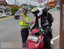 Pantau Arus Balik Lebaran 1447 H, Polres Way Kanan Himbau Pengguna Jalan dan Sampaikan Layanan 110