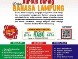 Dukung Hari Kamis Beradat, Mighrul Lampung Bersatu dan Unila Hadirkan Kursus Daring Bahasa Lampung Gratis