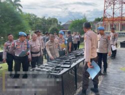 Polda Lampung Cek Senpi Anggota Hingga Amunisi di Polres Way Kanan
