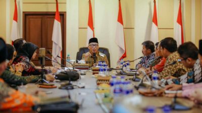 Gubernur Rahmat Mirzani Djausal Pimpin Rapat Pembahasan Arah Kebijakan Pendidikan di Provinsi Lampung