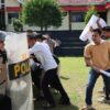 Jelang May Day, Polres Way Kanan Gelar Latihan Dalmas Tingkatkkan Kemampuan Personel