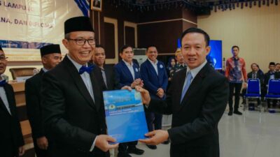 Sekdaprov Marindo kurniawan Hadiri Yudisium Fakultas Teknik Unila