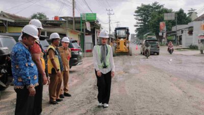 Wagub Jihan Nurlela Lakukan Groundbreaking Ruas Jalan Bandar Jaya-Mandala di Lampung Tengah