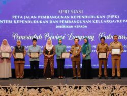 Pemprov Lampung Raih Penghargaan Apresiasi Peta Jalan Pembangunan Kependudukan (PJPK)