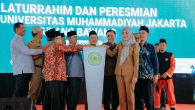 Wagub Jihan Nurlela Dampingi Mendikdasmen Abdul Mu’ti Resmikan Kampus Universitas Muhammadiyah Jakarta