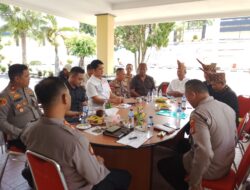 Silaturahim Tiga Marga Adat Kebuayan,Di Polres Tanggamus.