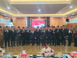 Wabup Agus Suranto Tekankan Merit Sistem ,kepada 9 Pejabat baru dilantik.