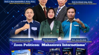 ORMAWA FDIK UIN Raden Intan Lampung Gelar Dakwah Komunikasi Festival 2026: “Zoon Politicon: Mahasiswa Internetisme”.