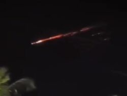 Heboh semalam ,Benda Bercahaya Melintasi Langit Lampung Tepatnya diwilayah Way kambas