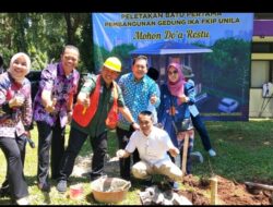 Ketum Bustami Zainuddin Letakkan Batu Pertama Pembangunan Gedung Sekretariat IKA FKIP
