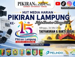 HUT Media Pikiran Lampung ke -15 Gelar Syukuran  Undang warga dan Santri pondok pesantren.