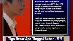 DPW DAN DPD Tidak Mandul,Tapi Takut Memberi Ruang.