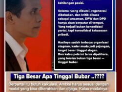 DPW DAN DPD Tidak Mandul,Tapi Takut Memberi Ruang.