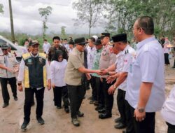 Gubernur Rahmat Mirzani Djausal Lakukan Groundbreaking Ruas Jalan Brabasan–Wiralaga