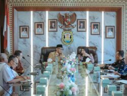 Gubernur Rahmat Mirzani Djausal dan Wali Kota Eva Dwiana Bahas Penanganan Banjir di Bandarlampung