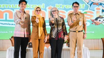 Komitmen Ciptakan Generasi Sehat Melalui Imunisasi Pesawaran Hadirkan Edukasi Bersama Kemenkes RI