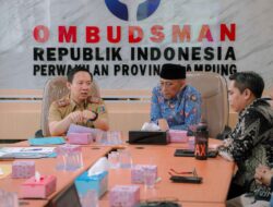 Sekdaprov Marindo Kurniawan Kunjungi Ombudsman RI Perwakilan Lampung,