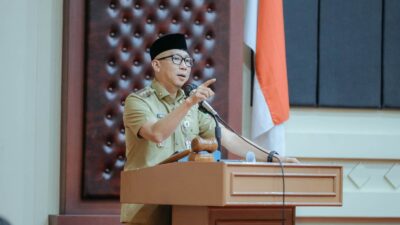 Gubernur Rahmat Mirzani Djausal Pimpin Rakor Peningkatan Produksi Pangan