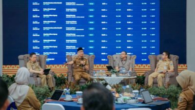 Gubernur Rahmat Mirzani Djausal Pimpin High Level Meeting Tim Percepatan dan Perluasan Digitalisasi Daerah,