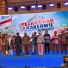Iring-Iringan  Rebana dan Pencak Silat Tradisional Kakhot AlFirdaus Menyambut Kedatangan Ketum PAN Zulhas diBallroom Novotel