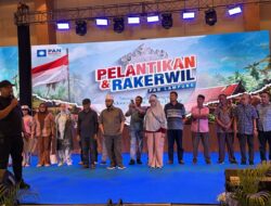 Iring-Iringan  Rebana dan Pencak Silat Tradisional Kakhot AlFirdaus Menyambut Kedatangan Ketum PAN Zulhas diBallroom Novotel Bandar lampung.